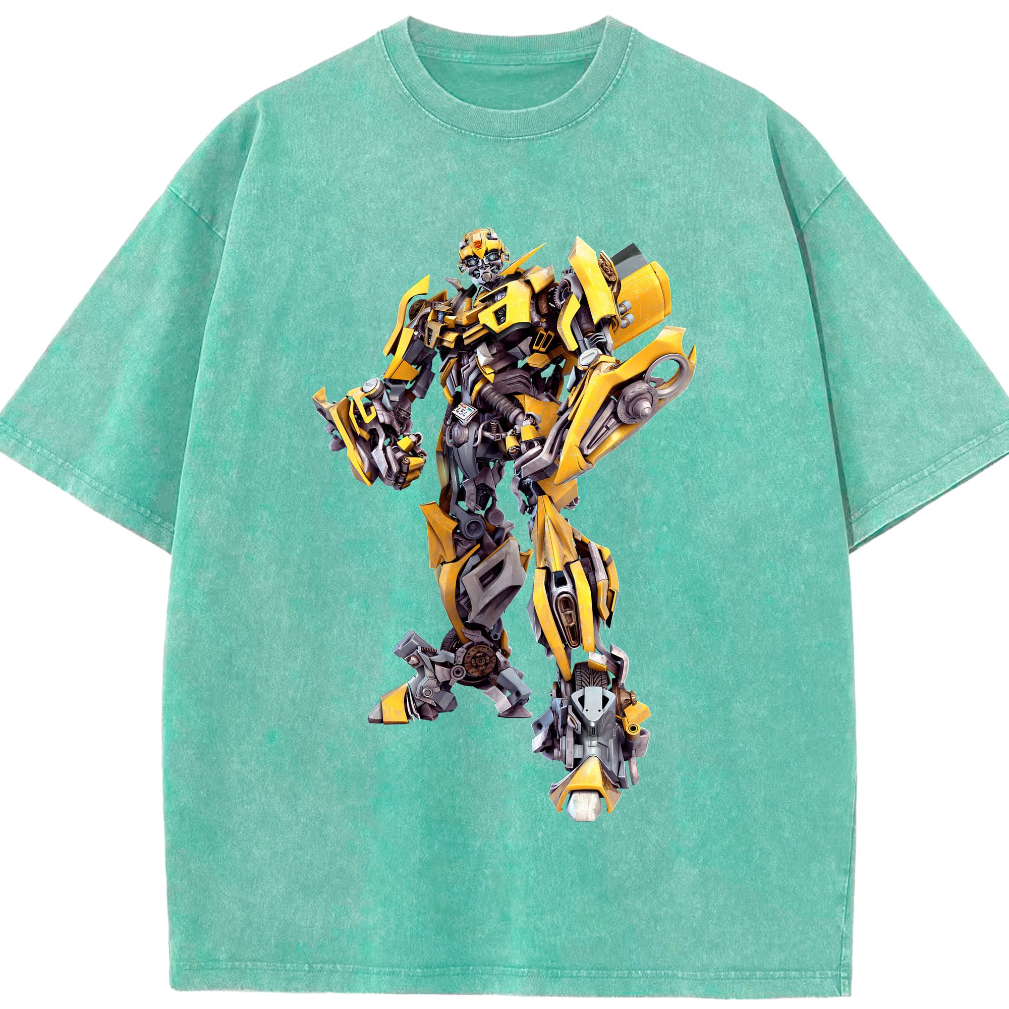 （画像用） Transformers トランスフォーマー 綿100% ヴィンテージ風 半袖Tシャツ（フロントプリント）